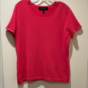 Kasper Women's Bright Pink Short Sleeve Tee